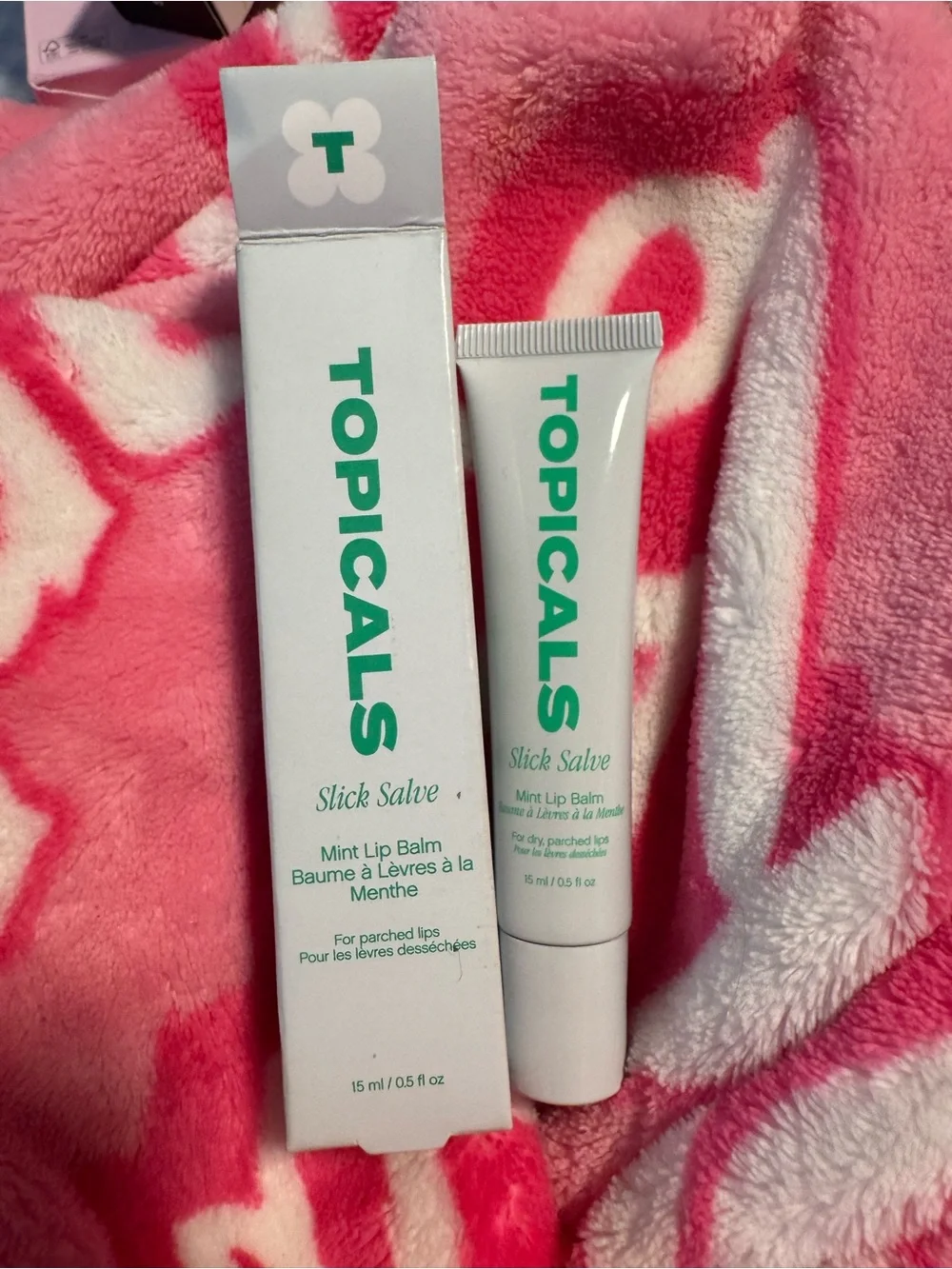 Topicals Slick Salve Mint Lip Balm New in box